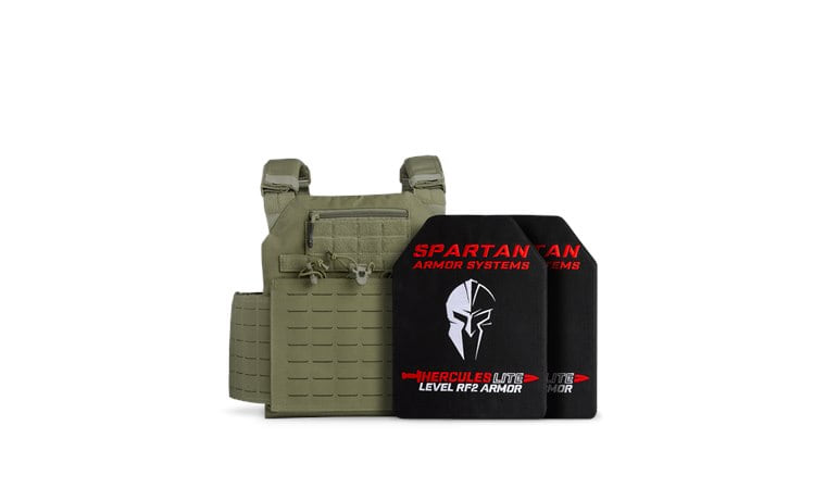 Spartan Armor Systems Hercules Level IV Ceramic Body Armor — Set of Two