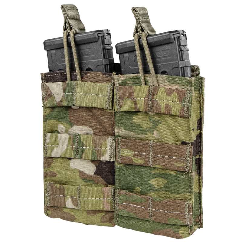 Condor Outdoors Double M4/M16 Open-Top Mag Pouch - Scorpion OCP