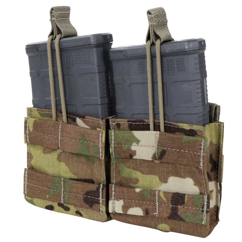Condor Outdoors Double M14 Open-Top Mag Pouch - Scorpion OCP
