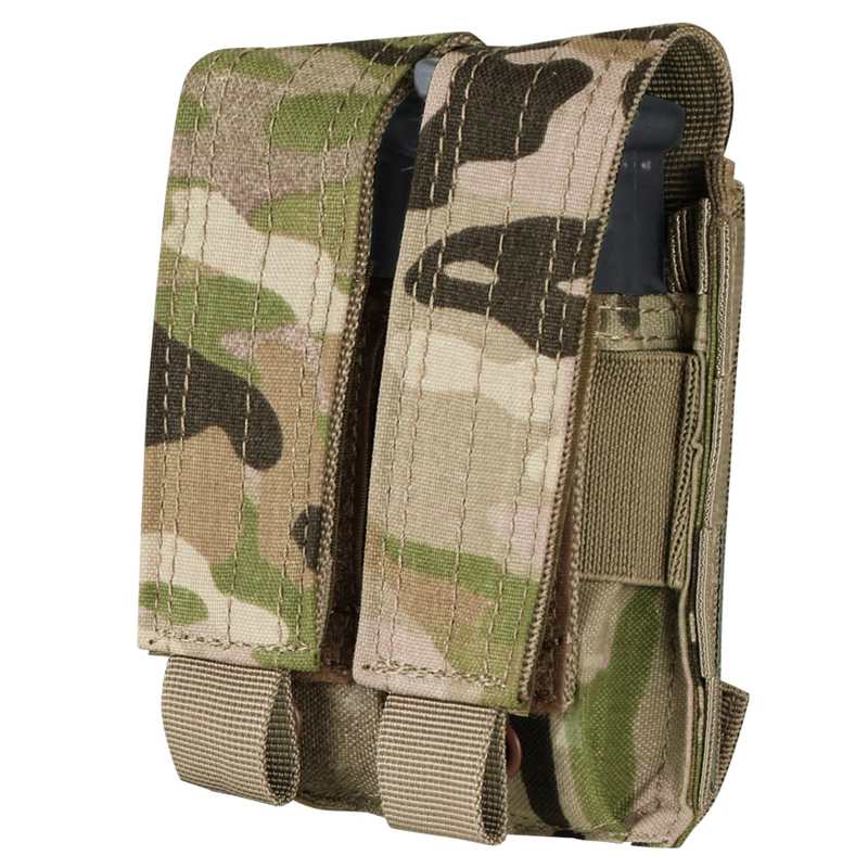 Condor Outdoors Double Pistol Mag Pouch - MultiCam