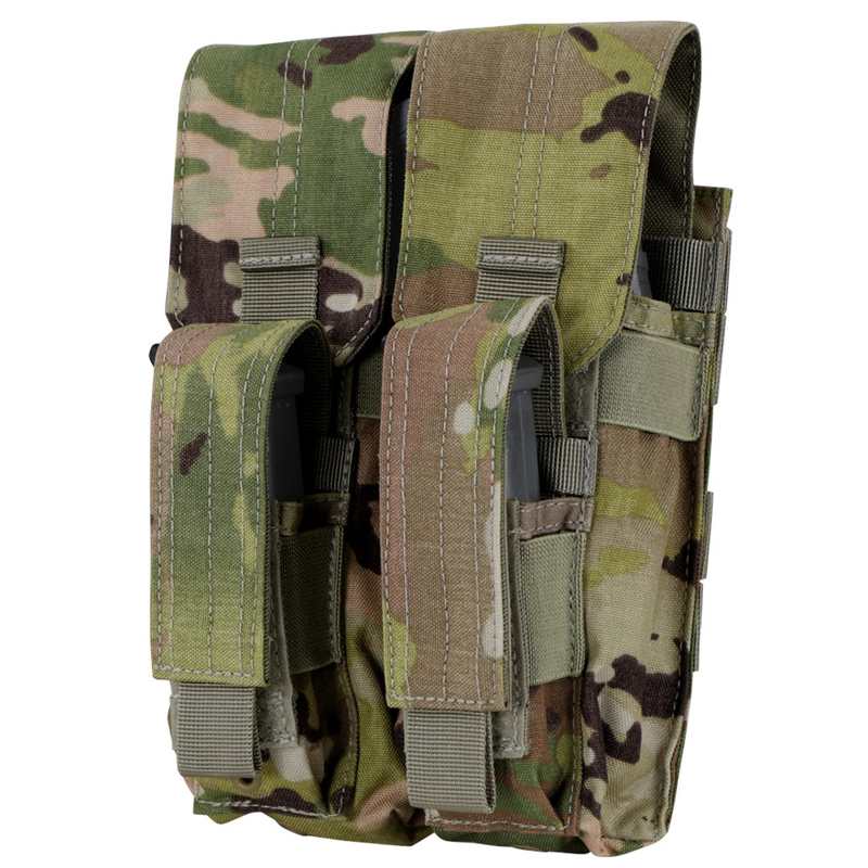 Condor Outdoors Double AK Kangaroo Mag Pouch - Scorpion OCP