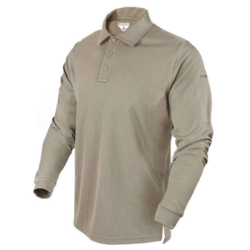 Condor Outdoors Long Sleeve Performance Tactical Polo | SALE