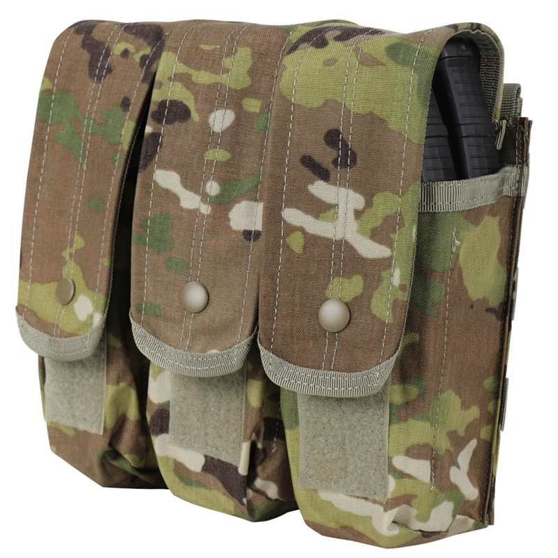 Condor Outdoors Triple AK/AR Mag Pouch - Scorpion OCP