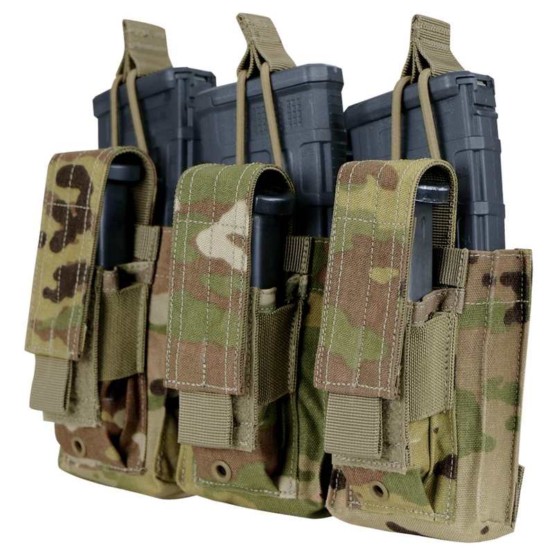 Condor Outdoors Triple Kangaroo Mag Pouch Gen II - Scorpion OCP