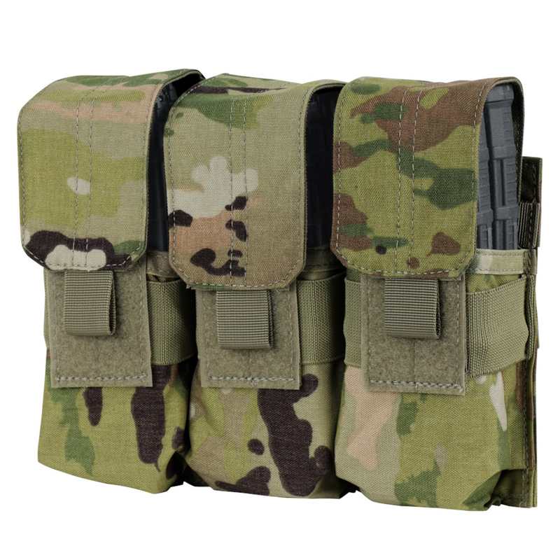 Condor Outdoors Triple M4 Mag Pouch - Scorpion OCP