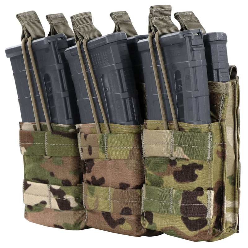 Condor Outdoors Triple Stacker M4 Mag Pouch - Scorpion OCP