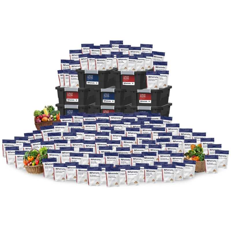 4Patriots 1-Year Emergency Survival Food Kit