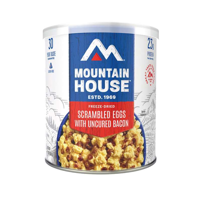 Mountain House Scrambled Eggs with Uncured Bacon #10 Can