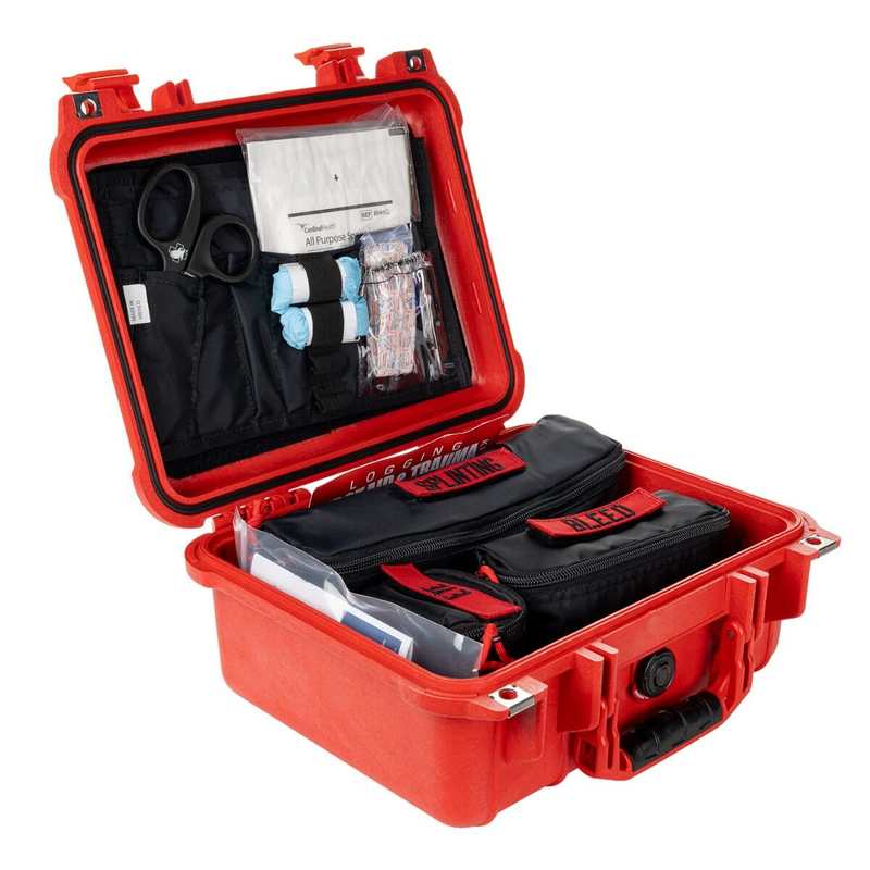 North American Rescue Logging First Aid & Trauma Kit - Hard Case Basic