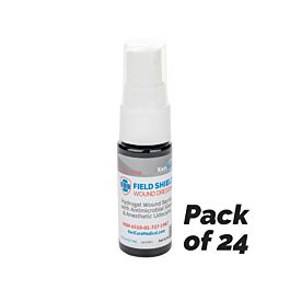 North American Rescue Military Grade Field Shield Wound Dressing 0.5 oz - 24 Pack