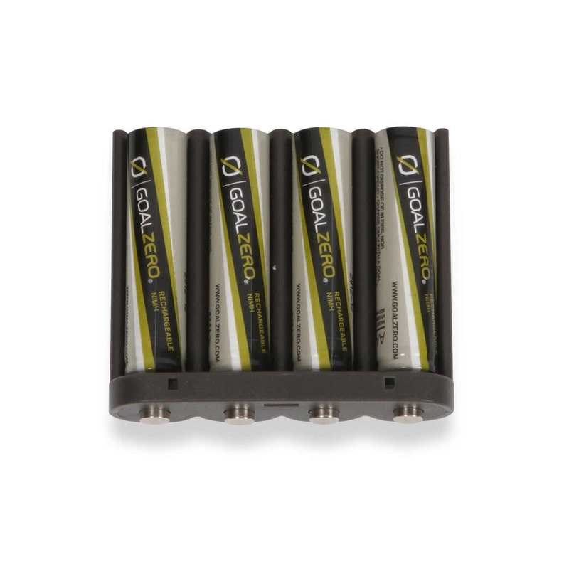 Goal Zero AAA Rechargeable Batteries (4 Pack) & Adapter