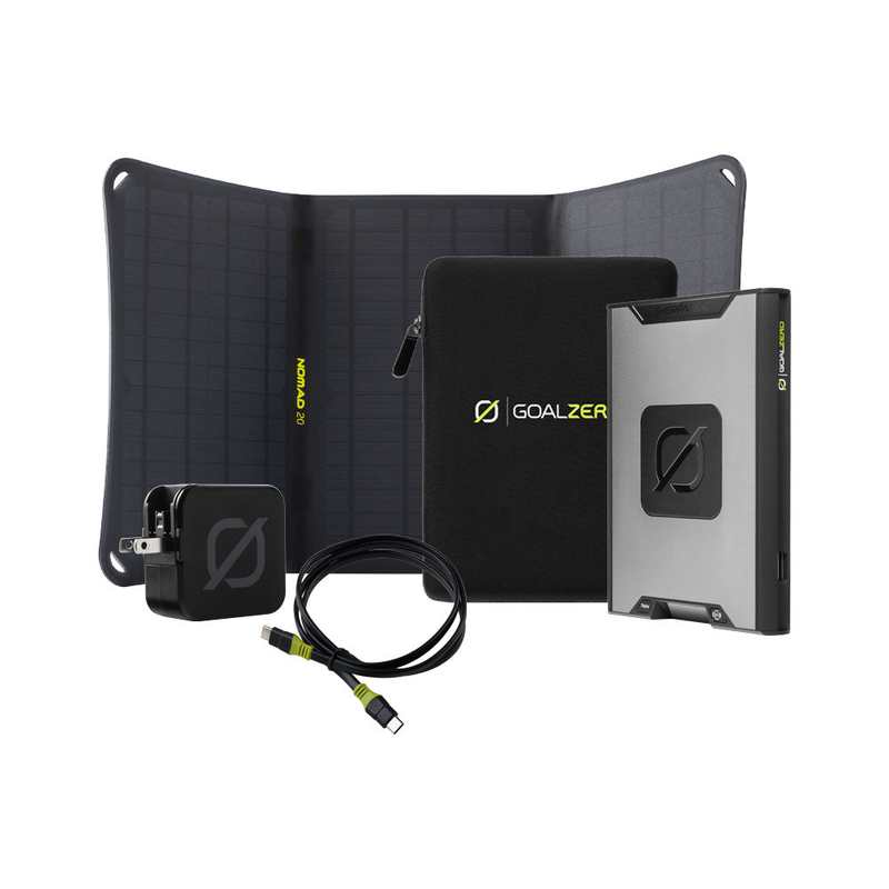 Goal Zero Sherpa 100AC + Nomad 20 Complete Kit