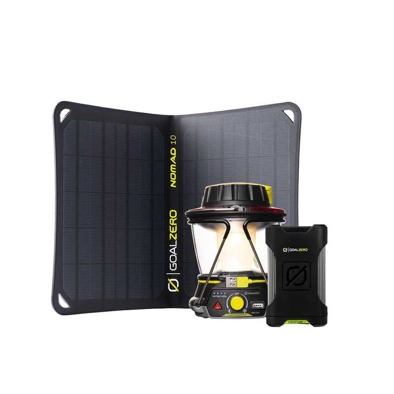 Goal Zero Venture 35 + Lighthouse 600 + Nomad 10 Kit