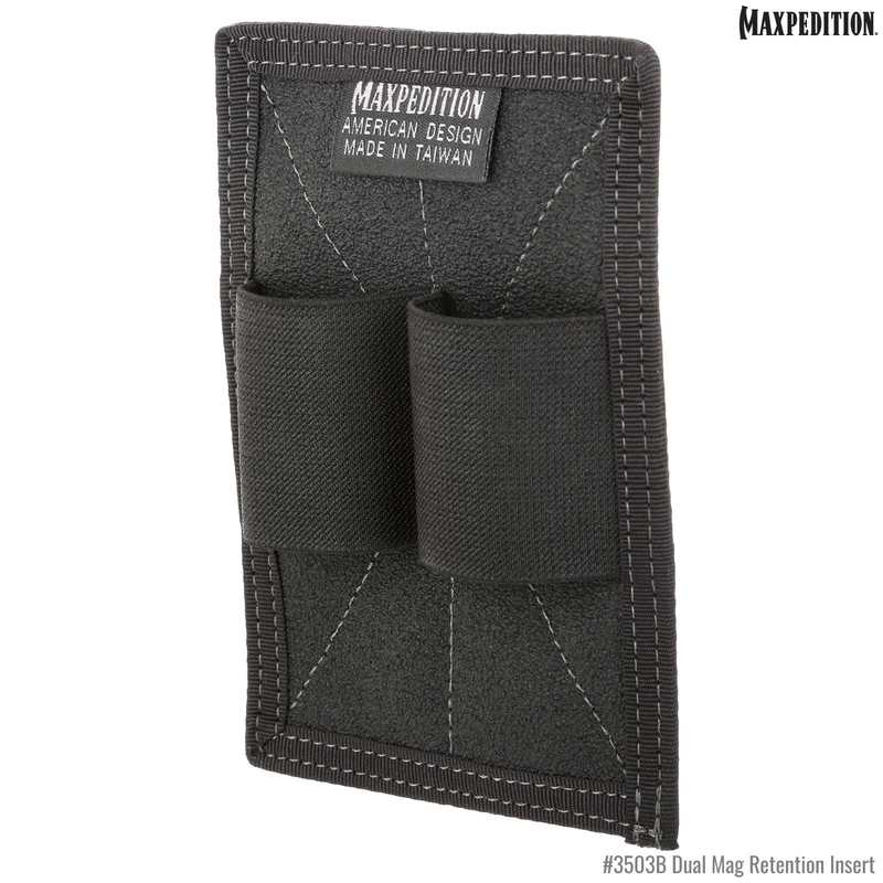 Maxpedition Dual Mag Retention Insert (Black)