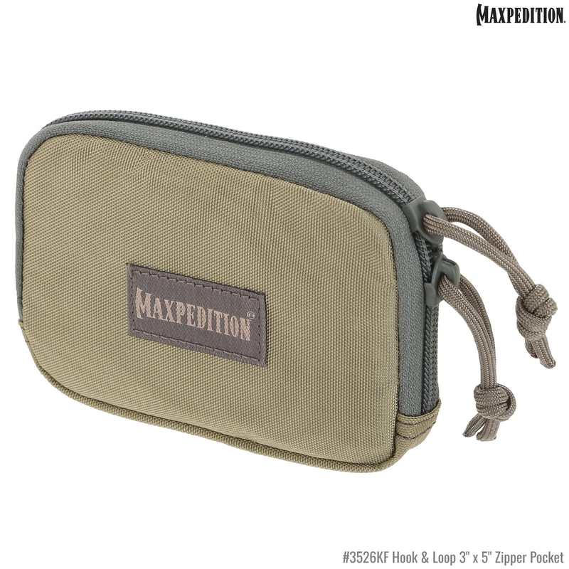 Maxpedition Hook & Loop 3" x 5" Zipper Pocket
