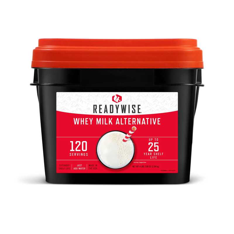 ReadyWise 120 Servings Emergency Whey Milk Alternative
