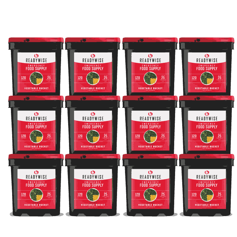 ReadyWise 1440 Serving Freeze Dried Vegetable Bundle