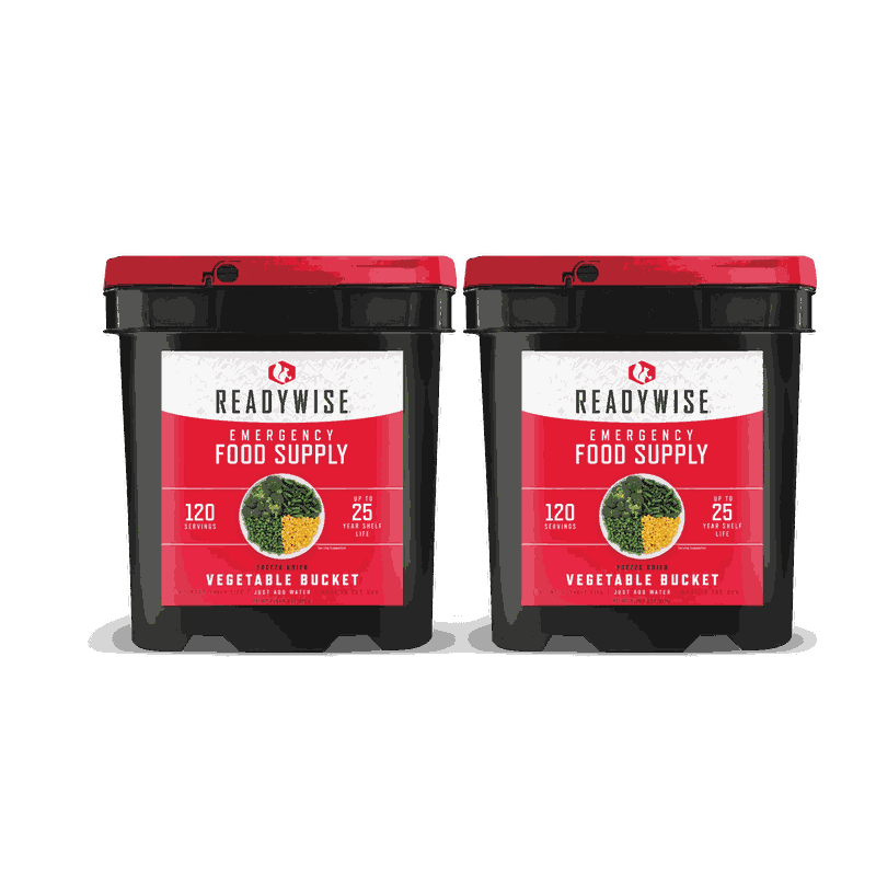 ReadyWise 240 Serving Freeze Dried Vegetable Bundle