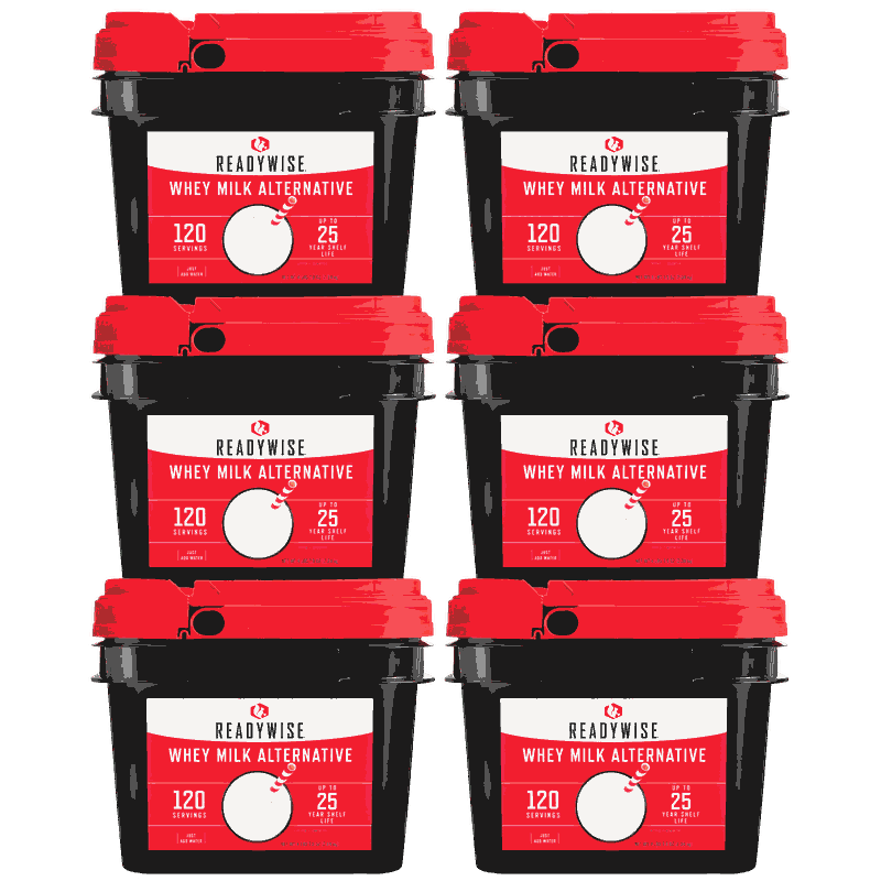 ReadyWise 720 Servings Emergency Whey Milk Alternative Bundle