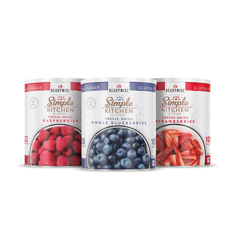 ReadyWise Berry Bundle – Freeze‑Dried #10 Can – 86 Servings | ReadyWise