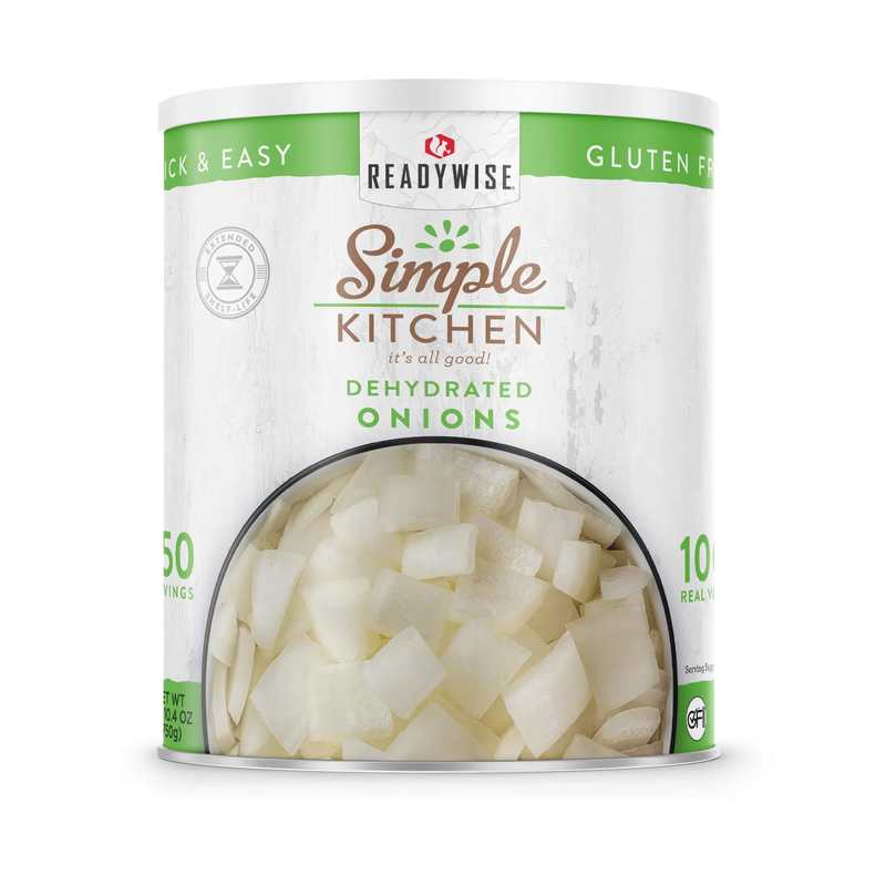 ReadyWise Chopped Onions – Dehydrated #10 Can – 250 Servings | ReadyWise