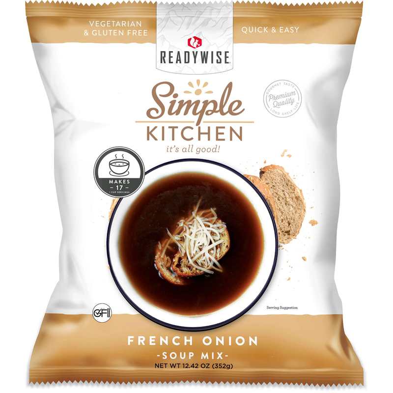 ReadyWise French Onion Soup Mix - 17 Servings per Pouch