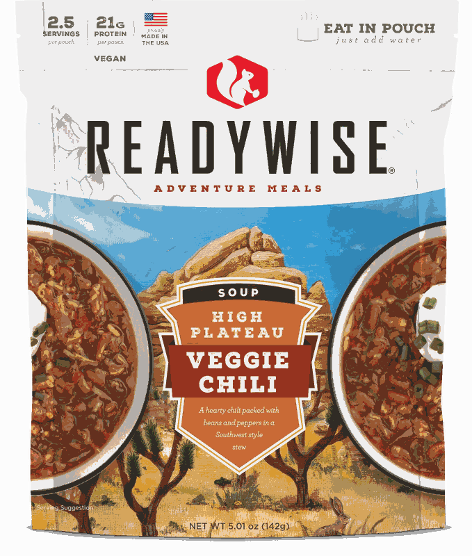 ReadyWise High Plateau Veggie Chili Soup