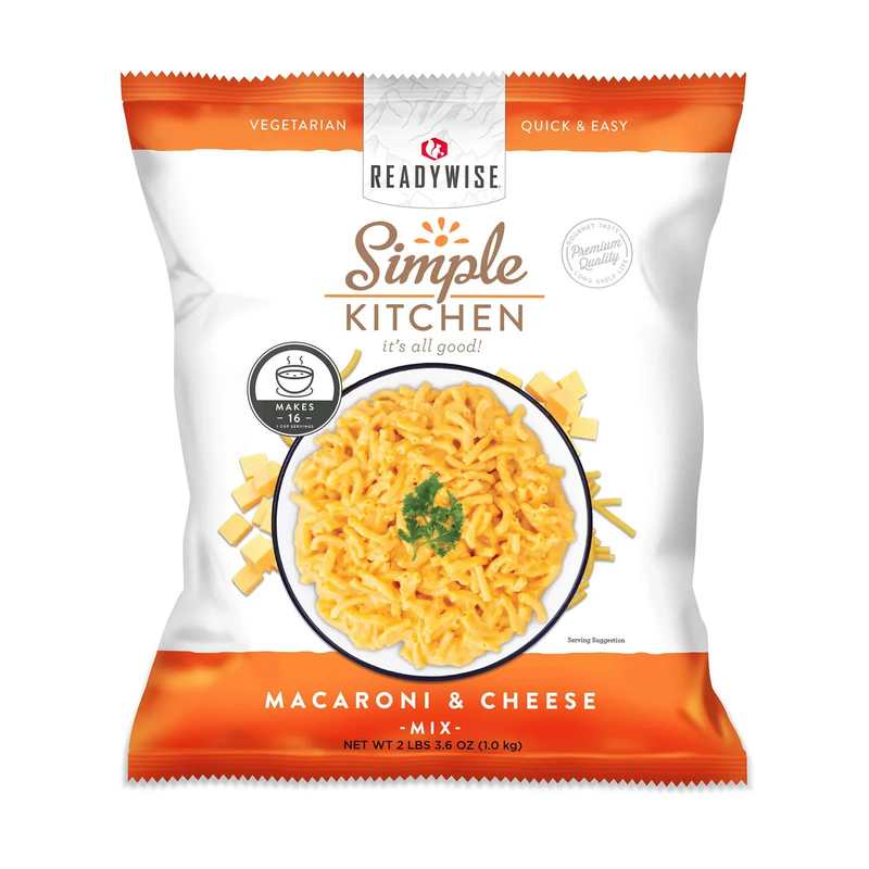 ReadyWise Macaroni & Cheese Mix - 16 Servings per Pouch