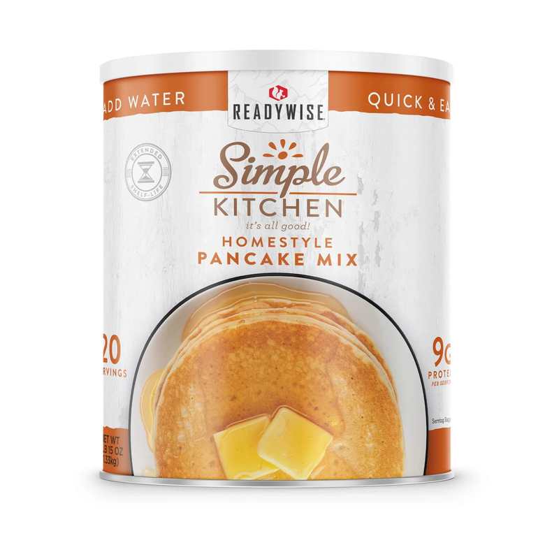 ReadyWise Pancake Mix – Dehydrated #10 Can – 20 Servings | ReadyWise