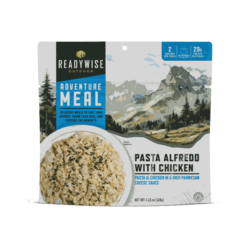 ReadyWise Pasta Alfredo with Chicken Casual Camper