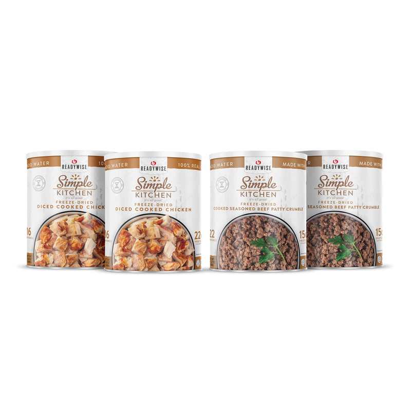 ReadyWise Protein Bundle – Freeze‑Dried #10 Can – 76 Servings | ReadyWise