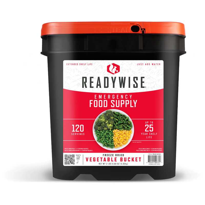 ReadyWise 120 Serving Freeze-Dried Vegetable Bucket · readywise-emergency-freeze-dried-vegetables-120-servings