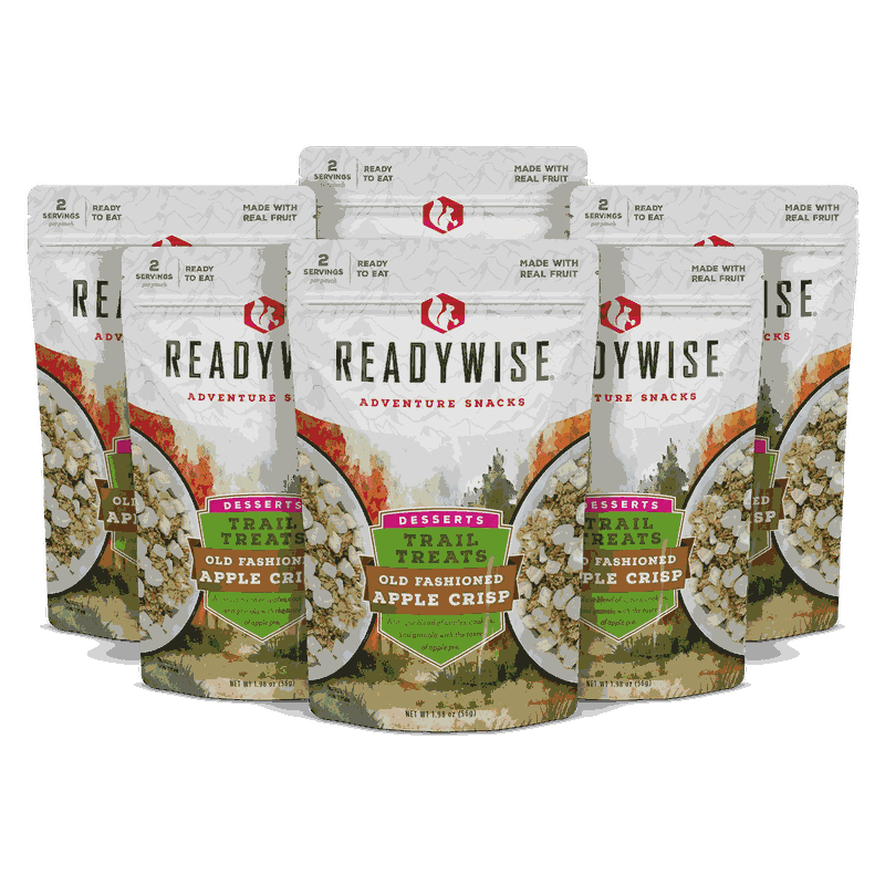 ReadyWise Apples, Cookies & Granola Snack - Freeze-Dried 6 Pack | ReadyWise
