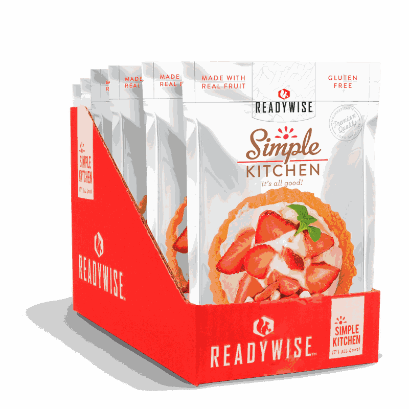 ReadyWise Simple Kitchen Strawberry Yogurt Tart - 6 Pack
