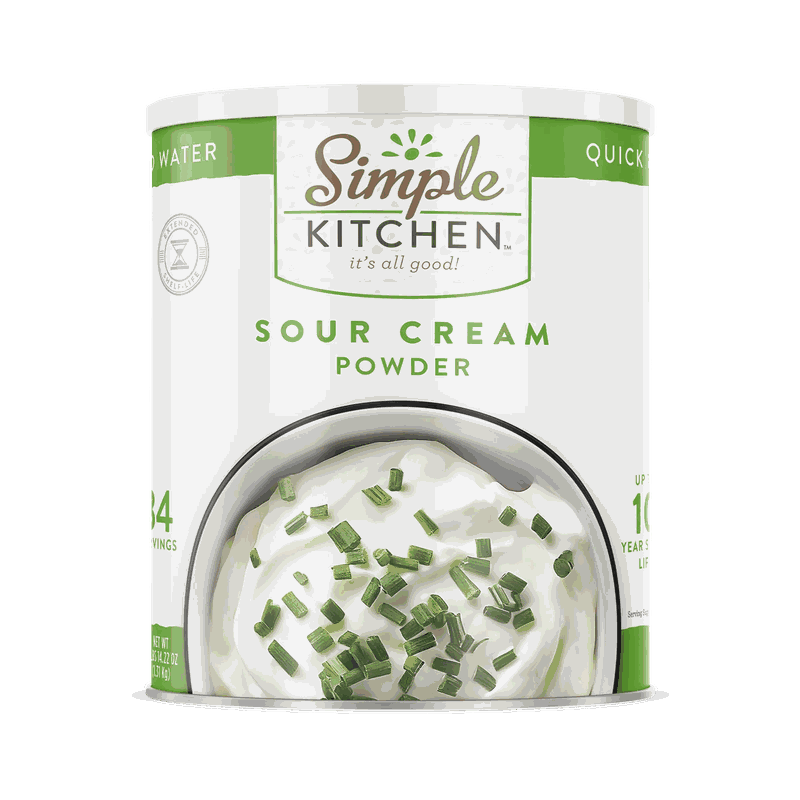 ReadyWise Sour Cream Powder – #10 Can – 84 Servings | ReadyWise