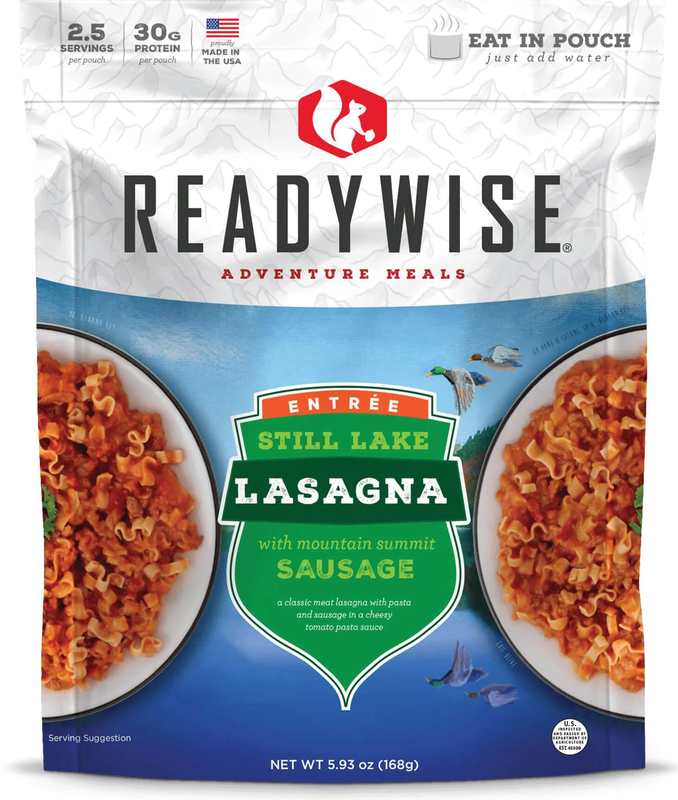 ReadyWise Still Lake Lasagna with Sausage