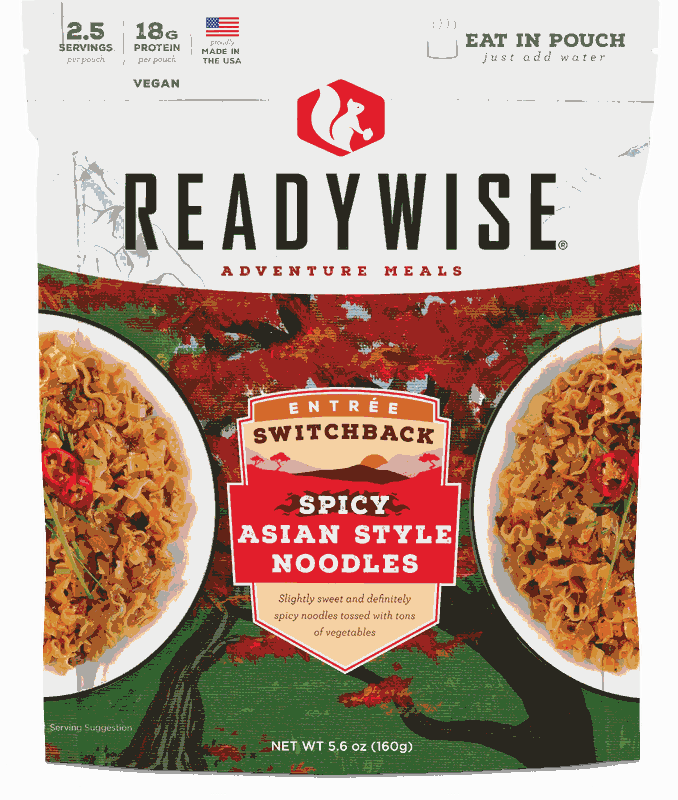 ReadyWise Switchback Spicy Asian Style Noodles