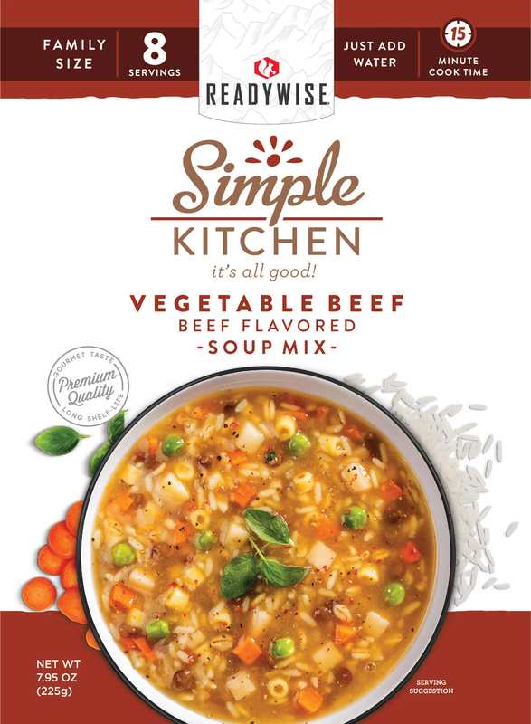 ReadyWise VEGETABLE BEEF Flavored - Soup Mix