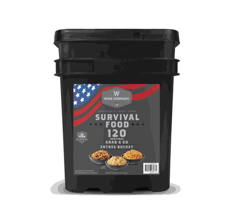 ReadyWise WFS 120 Serving Entree Only Grab & Go Bucket