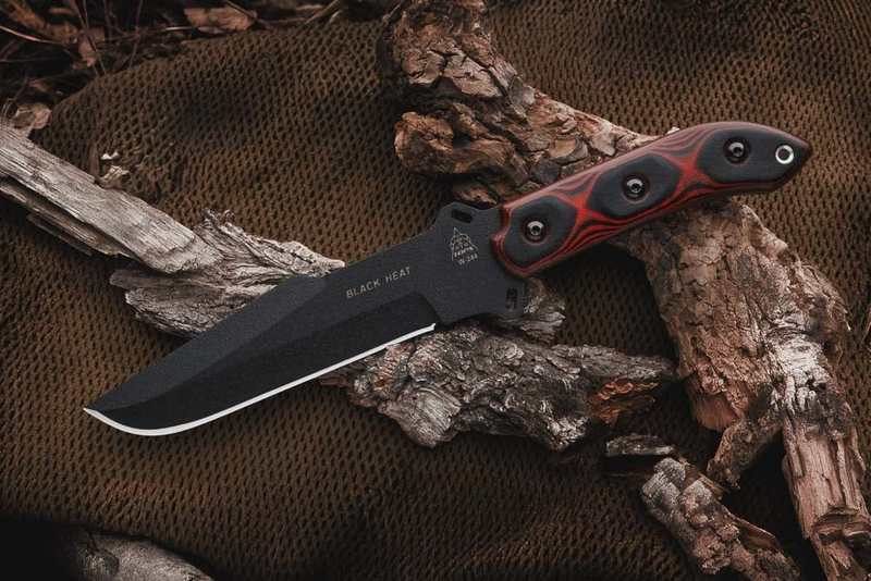 TOPS Knives Black Heat