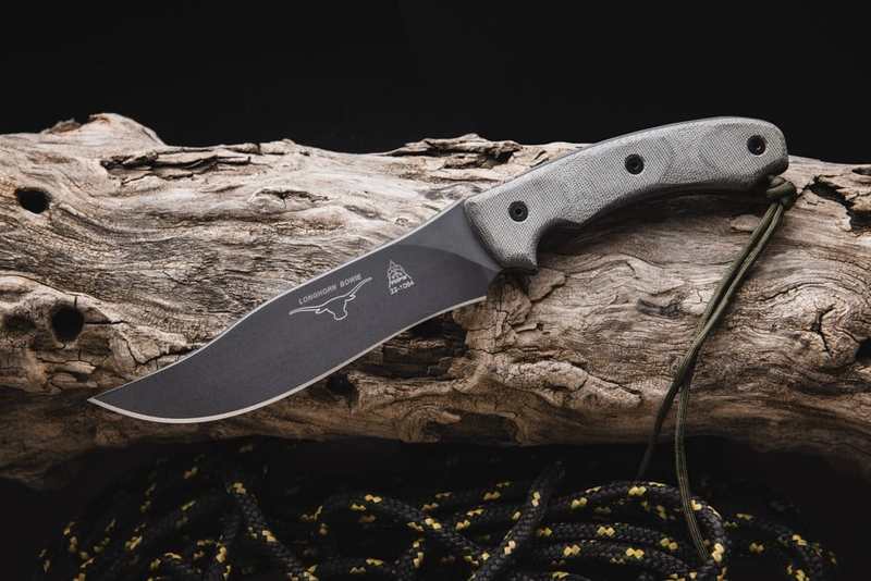 TOPS Knives Longhorn Bowie Sniper Gray