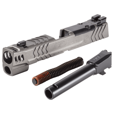 M&P9 Shield OR Shield Plus Silver Carry Comp Slide Kit