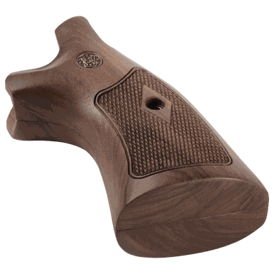 Classic Wood Square Butt Target Grips For K/L-Frame Revolvers